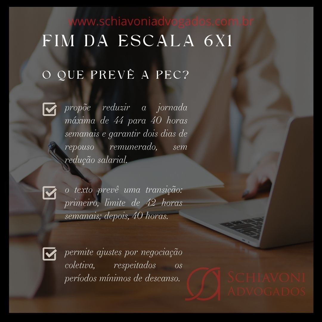 FIM DA ESCALA 6×1: O QUE PREVÊ A PEC?